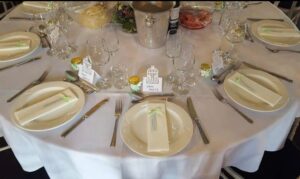 Wedding Sopley Mill Crockery and Cutlery
